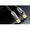 Vention Cable Dp - Dp 8K, 3 m /black/
