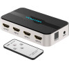 Vention Switch Hdmi 4K 3 In 1, Audio/AUX/f/ port, 60Hz, 3D /black/