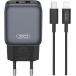 XO 220V 30W, A + C Gan Nitride + Cable C-L, L156 /black/