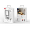 XO 220V 30W, USB-A + USB-C + Cable Type-C -Type-C, L151 /white/