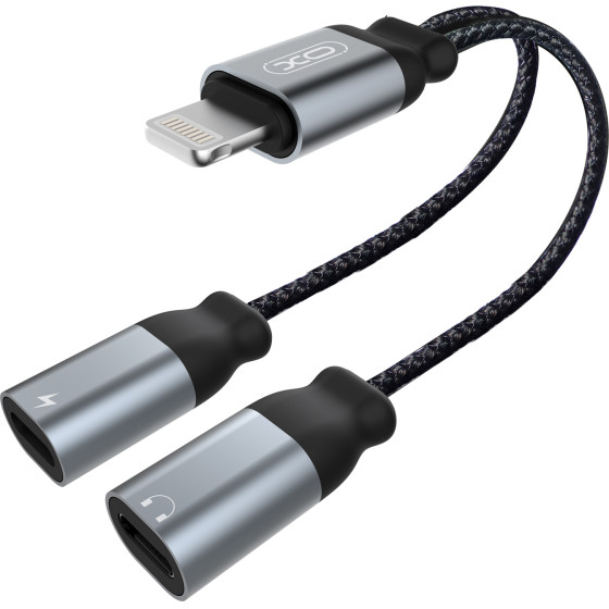 XO Adapter Lightning To 2 x Lightning /black/ - NB-R160A
