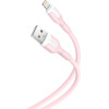 XO Cable USB-A - Lightning, 1 m, 2.1A, NB212 /pink/