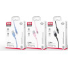 XO Cable USB-A - Micro USB, 1 m, 2.4A, NB198 /pink/