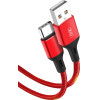 XO Cable USB-A - Micro USB, 1 m, 2A, NB143 /red/