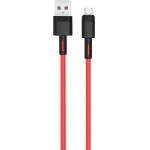XO Cable USB-A - Micro USB, 1 m, 5A, NB-Q166 /red/