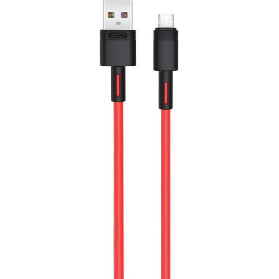 XO Cable USB-A - Micro USB, 1 m, 5A, NB-Q166 /red/