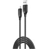 XO Cable USB-A - Micro USB, 1?, 2.4A, Black - NB235