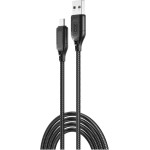 XO Cable USB-A - Micro USB, 1?, 2.4A, Black - NB235