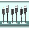 XO Cable USB-A - Micro USB, 1?, 2.4A, Black - NB235