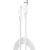XO Cable USB-A - Micro USB, 1?, 2.4A, White - NB235
