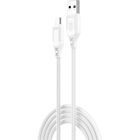 XO Cable USB-A - Micro USB, 1?, 2.4A, White - NB235