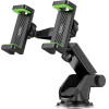XO Holder With Suction cup, Suction Cup Double Chuck /black/ - C117