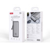 XO Power Bank 20000 Mah 130W + Digital Display + built-In Cable - C, PR268 /gray/