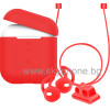 XO Silicone Case For Airpods 1/2 /red/