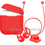 XO Silicone Case For Airpods 1/2 /red/