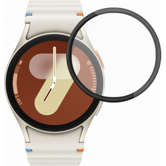 3D Tempered Pet Glass for Samsung Watch 7, 40mm /black/ OEM