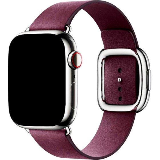 Strap For Apple Watch 38/40/41mm, Modern Magnetic Buckle, Textile /burgundy/ OEM