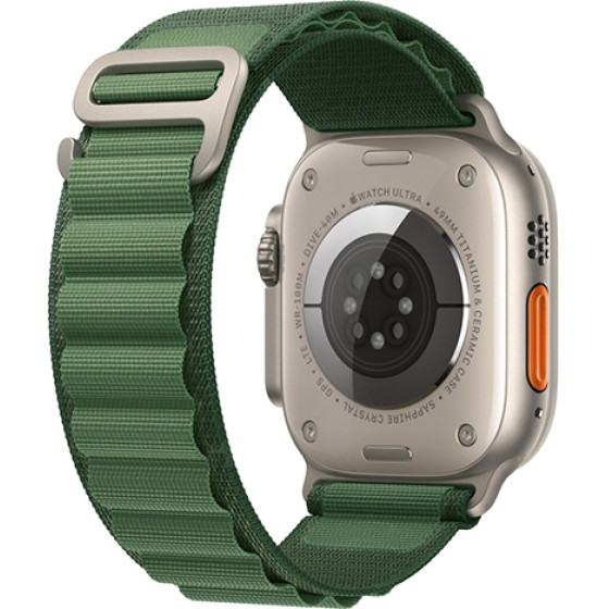 Strap For Apple Watch 42/44/45/49mm, Alpine Loop Strap /Green/ OEM