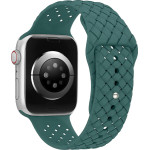 Strap For Apple Watch 42/44/45/49mm, Braided Silicone Band /Morning blue/ OEM