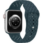 Strap For Apple Watch 42/44/45/49mm, Braided Silicone Band /Night blue/ OEM