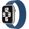Strap For Apple Watch 42/44/45/49mm, Braided Solo Loop, L /Classic blue/ OEM