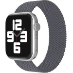 Strap For Apple Watch 42/44/45/49mm, Braided Solo Loop, L /Space grey/ OEM
