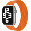 Strap For Apple Watch 42/44/45/49mm, Braided Solo Loop, M /Orange splash/ OEM