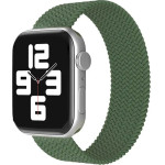 Strap For Apple Watch 42/44/45/49mm, Braided Solo Loop, M /Gunmetal green/ OEM