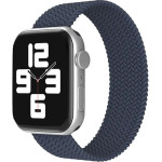 Strap For Apple Watch 42/44/45/49mm, Braided Solo Loop, M /Space blue/ OEM