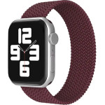 Strap For Apple Watch 42/44/45/49mm, Braided Solo Loop, S /Dark plum/ OEM
