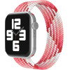 Strap For Apple Watch 42/44/45/49mm, Braided Solo Loop, Xs /Strawberry red/ OEM