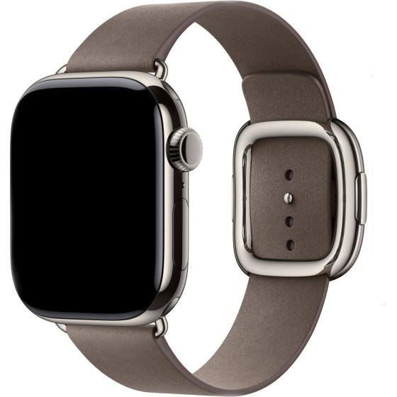 Strap For Apple Watch 42/44/45/49mm, Modern Magnetic Buckle, Textile /coffee/ OEM