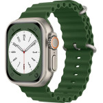 Strap For Apple Watch 42/44/45/49mm, Ocean Band /Gunmetal green/ OEM