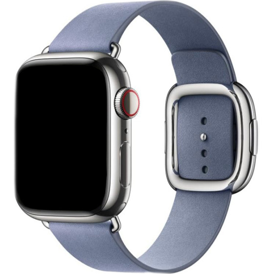 Strap For Apple Watch 42/44/45/49mm, Modern Magnetic Buckle, Textile /Marble blue/ OEM