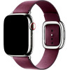 Strap For Apple Watch 42/44/45/49mm, Modern Magnetic Buckle, Textile /burgundy/ OEM