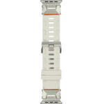 Strap For Apple Watch 42/44/45/49mm, Rubber Silicone Bracelet, Silicon /starlight/ OEM