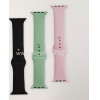 Strap For Apple Watch 42/44/45/49mm, Silicon Simple Strap, S/M /green/ OEM
