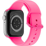 Strap For Apple Watch 42/44/45/49mm, Silicon Simple2 Strap /Hot pink/ OEM