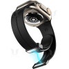 Strap For Apple Watch 42/44/45/49mm, Silicone Magnet Black Buckle /Pink sand/ OEM