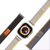 Strap For Apple Watch 42/44/45/49mm, Trail Loop /Light Blue + Orange + cream/ OEM