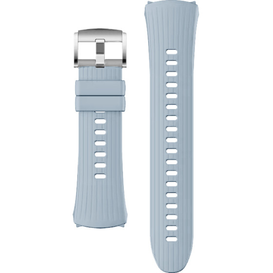Strap For Huawei Watch 5 46mm, Silicone Fluoroelastomer, 22mm /Ice blue/ OEM
