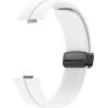 Strap For Huawei Watch Fit 3/4/4 Pro, Silicone Magnet Black Buckle /white/ OEM