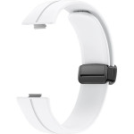 Strap For Huawei Watch Fit 3/4/4 Pro, Silicone Magnet Black Buckle /white/ OEM