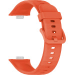 Strap For Huawei Watch Fit 3/4/4 Pro, Silicone Soft Strap /Red tea/ OEM