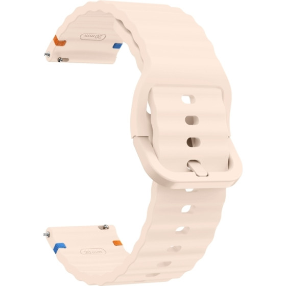 Strap For Samsung Watch 4/5/6/7, 20mm, Official Silicone Band, Silicon /pink/ OEM