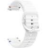 Strap For Samsung Watch 4/5/6/7, 20mm, Official Silicone Band, Silicon /white/ OEM