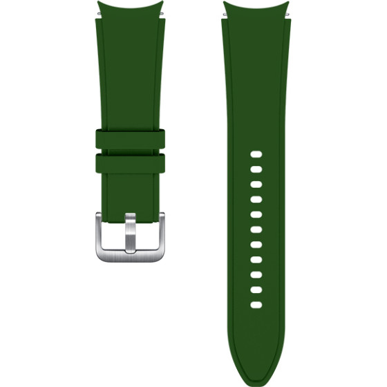 Strap For Samsung Watch 4/5/6/7, 20mm, Silicon Strap, Silicon /green/ OEM