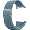 Strap For Samsung Watch 8, Milanese Loop, Metal /blue/ OEM