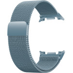 Strap For Samsung Watch 8, Milanese Loop, Metal /blue/ OEM