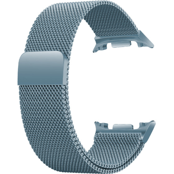 Strap For Samsung Watch 8, Milanese Loop, Metal /blue/ OEM